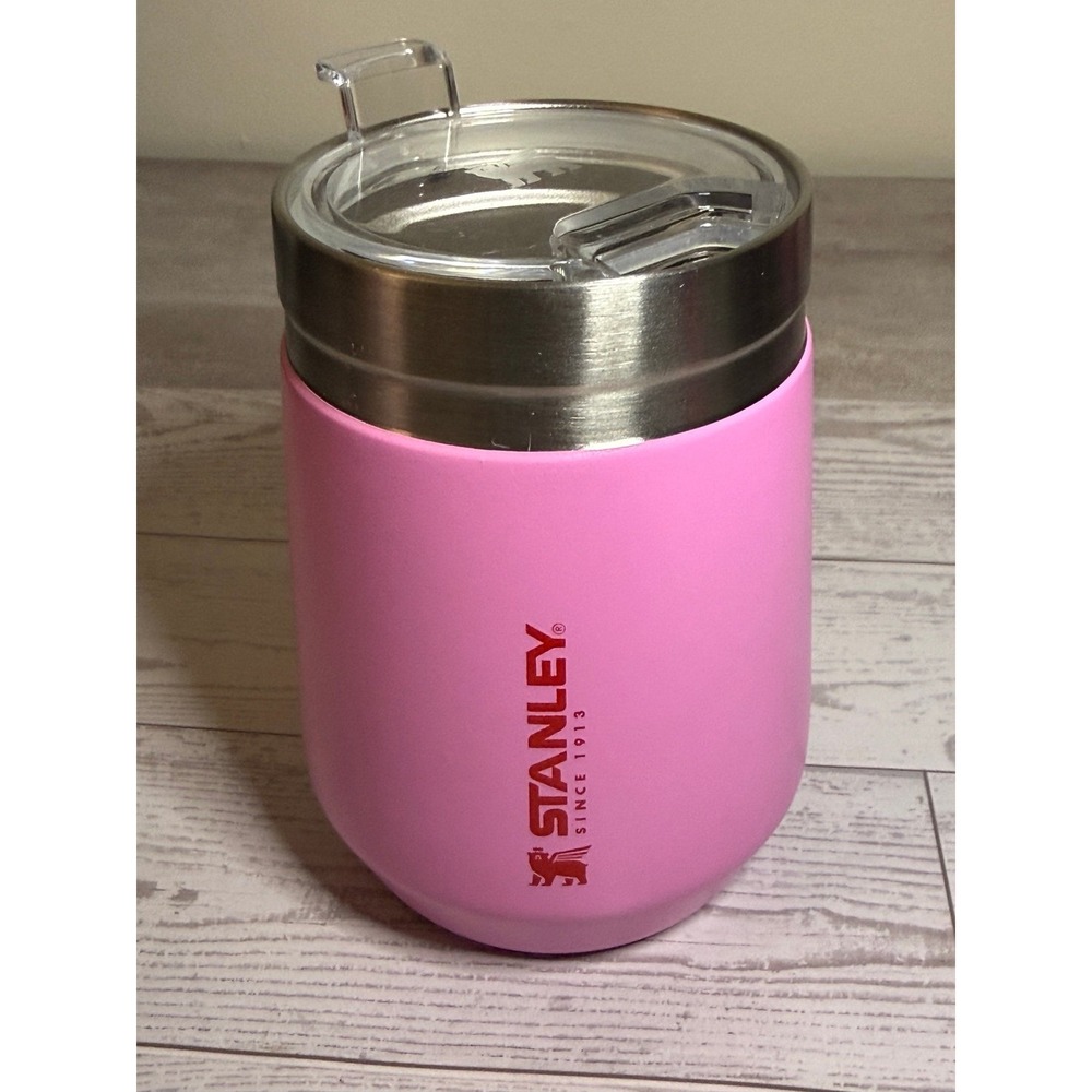 Stanley Everyday Go Tumbler 10oz | Bubblegum Pink Insulated Cup with Lid